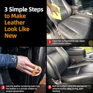 AIUKBL Maroon Leather Balm for Scratch Repair