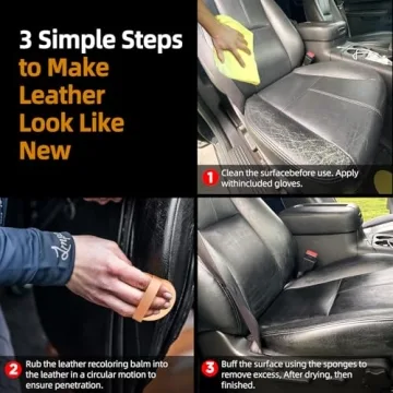 AIUKBL Maroon Leather Balm for Scratch Repair