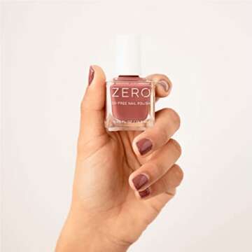 100% PURE Zer0 20-Free Nail Polish I'm A Little Rusty Long Wear Breathable Vibrant Color Less 20 Com...