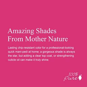 100% PURE Zer0 20-Free Nail Polish I'm A Little Rusty Long Wear Breathable Vibrant Color Less 20 Common Toxic Ingredients Rusty Red Natural Based Care & Paint - Vegan, Cruelty-Free