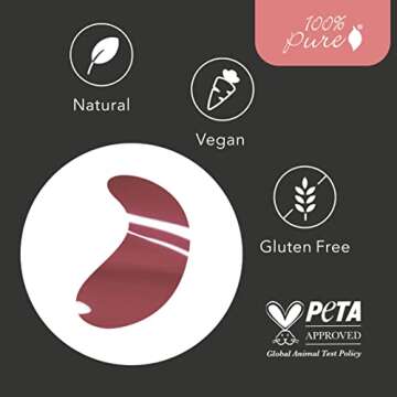 100% PURE Zer0 20-Free Nail Polish I'm A Little Rusty Long Wear Breathable Vibrant Color Less 20 Common Toxic Ingredients Rusty Red Natural Based Care & Paint - Vegan, Cruelty-Free