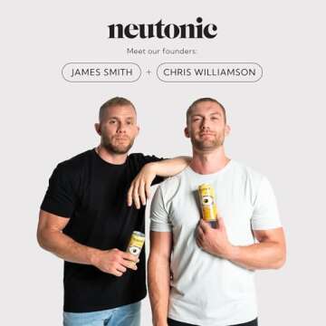 Neutonic Productivity Energy Drink, Boost Focus and Energy, Sugar Free, Science Backed Formula | 355 ML (12 cans) - Tropical Ice