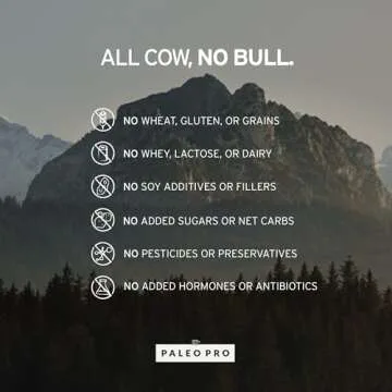 PaleoPro Protein Powder Grass-Fed, Pastured, Cage-Free Protein | Gluten Free, Dairy Free. No Sugar, Soy, Grains or Net Carbs | Paleo & Keto Friendly - 15 Servings (16 oz, Ancient Cacao)