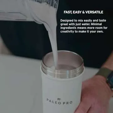PaleoPro Protein Powder Grass-Fed, Pastured, Cage-Free Protein | Gluten Free, Dairy Free. No Sugar, Soy, Grains or Net Carbs | Paleo & Keto Friendly - 15 Servings (16 oz, Ancient Cacao)