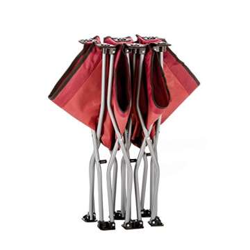 Carlson Pet Products Carlson Elevated Dog Bed, Indoor or Outdoor Dog Bed for Large Dogs, Red