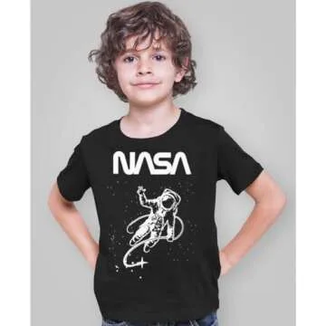 NASA Approved Boys 4-Pack T-Shirt Set for Stylish Comfort