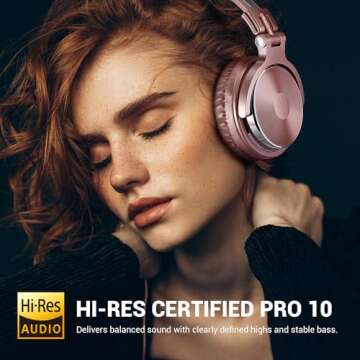 OneOdio Wired Over Ear Headphones Hi-Res Studio Monitor & Mixing DJ Stereo Headsets with 50mm Driver...