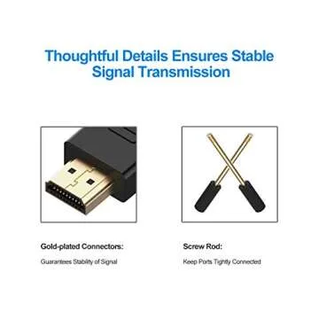 Rankie HDMI to DVI Cable, Male to Male CL3 Rated High Speed Bi-Directional, 6 Feet (Black)