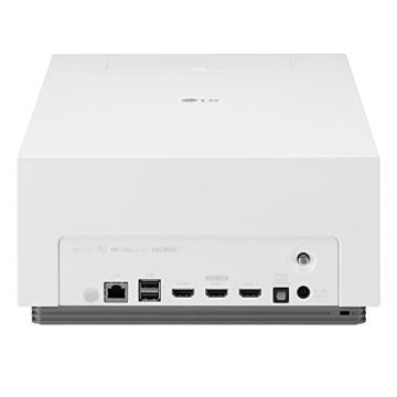 LG CineBeam UHD 4K Projector HU710PW - DLP Home Theater Smart Projector, White