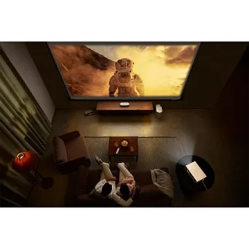 LG CineBeam UHD 4K Projector HU710PW - DLP Home Theater Smart Projector, White