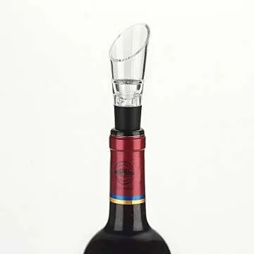 6 Pack Wine Pourer by QLL - Durable Plastic, Easy Pouring, Perfect for Gifting