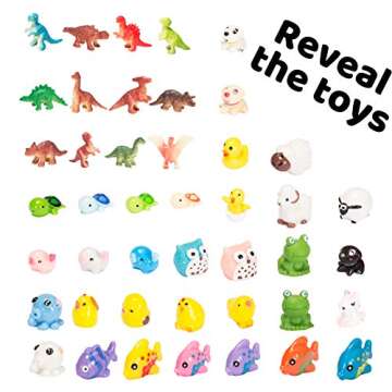 JOYIN 12 Pack Bath Bombs with Surprise Dinosaur Toys