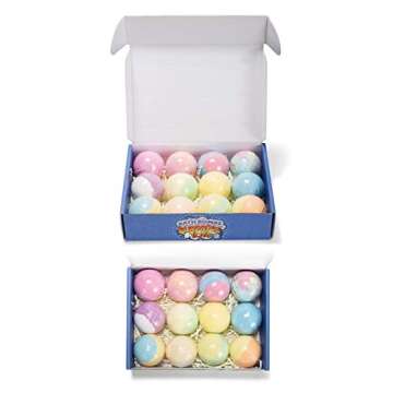 JOYIN 12 Pack Bath Bombs with Surprise Dinosaur Toys