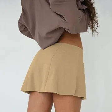 Y2K Low Waist Mini Skirt for Trendy Streetwear Style