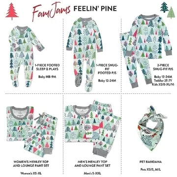 HonestBaby Organic Cotton Holiday Pajama Set for Women