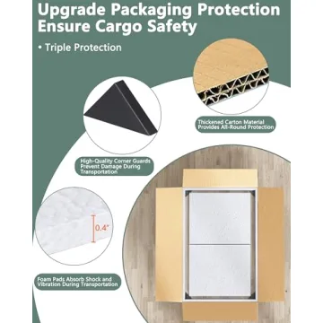 Piskyet Washer Dryer Countertop for Modern Laundry Room