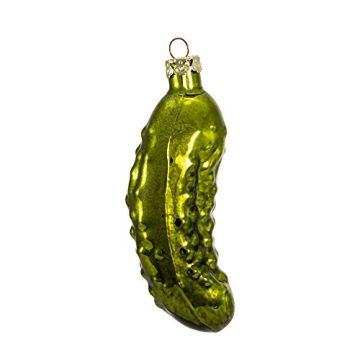 Kurt S. Adler Christmas Pickle Glass Ornament