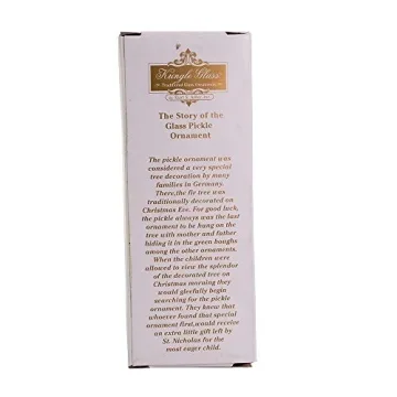 Kurt S. Adler Christmas Pickle Glass Ornament