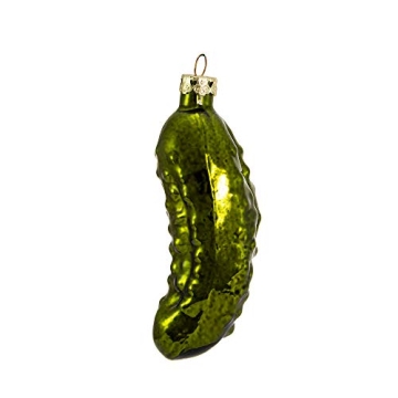Kurt S. Adler Christmas Pickle Glass Ornament