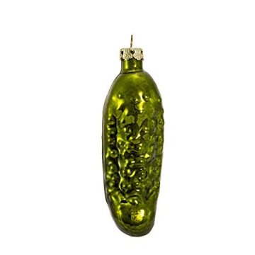 Kurt S. Adler Christmas Pickle Glass Ornament