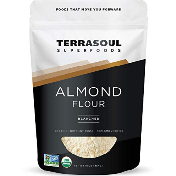 Terrasoul Superfoods Organic Almond Flour, 1 Lb - Fine Texture | Grain-Free | Gluten-Free | Perfect ...