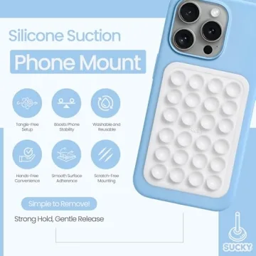 Sucky Silicone Suction Phone Case Hands-Free Anti-Slip Holder