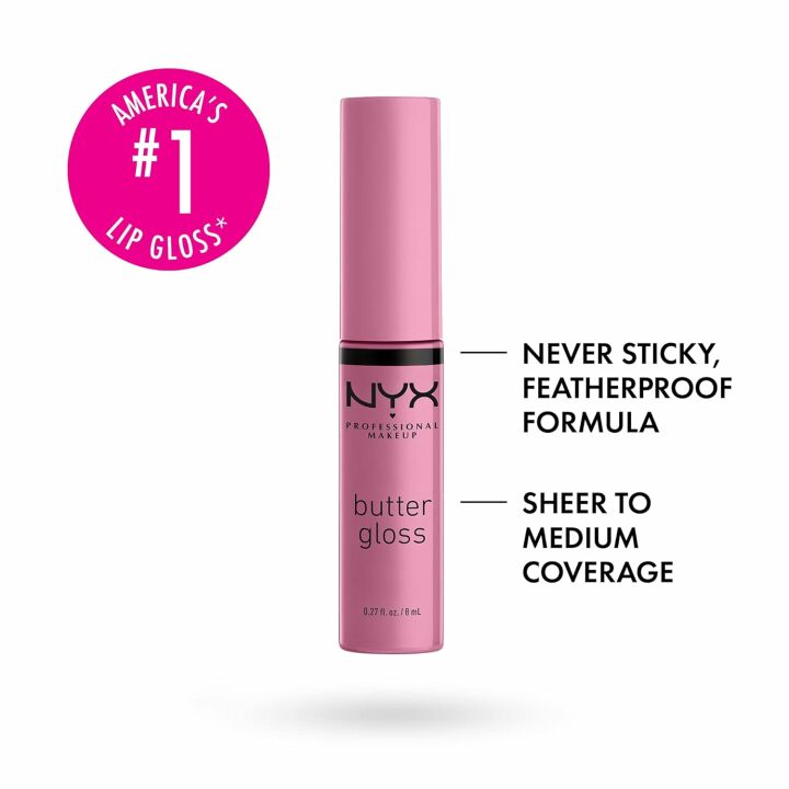 NYX Butter Gloss Eclair Pink for Gorgeous Lips
