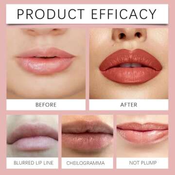 Petansy Peel Off Lip Stain Tattoo,3 Colors Removable Lip Liner Set,Long-Lasting,Waterproof,Highly Pigmented Matte Finish Peel Off Lip Liner Pencil Set (red, M)