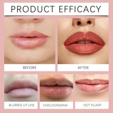 Petansy Peel Off Lip Stain Tattoo,3 Colors Removable Lip Liner Set,Long-Lasting,Waterproof,Highly Pigmented Matte Finish Peel Off Lip Liner Pencil Set (red, M)