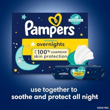 Pampers Swaddlers Overnights Diapers Size 5 for Ultimate Comfort