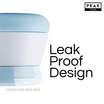 Peak Gear Silicone Travel Containers - Leak-Proof & TSA Approved
