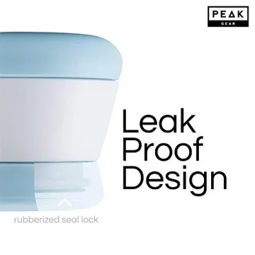 Peak Gear Silicone Travel Containers - Leak-Proof & TSA Approved
