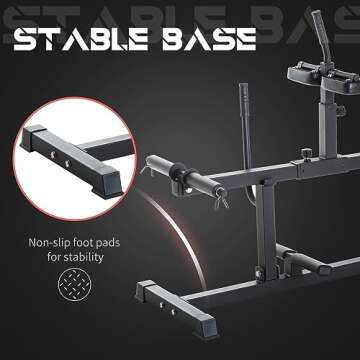 Soozier Seated Calf Raise Machine, Adjustable Calf Machine Leg Machine, for Home Gym Calf, Waist, Arm Training