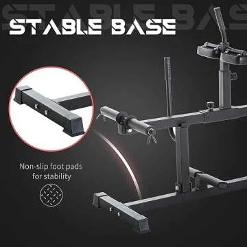 Soozier Seated Calf Raise Machine, Adjustable Calf Machine Leg Machine, for Home Gym Calf, Waist, Arm Training