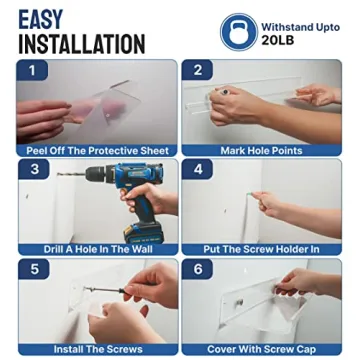 CIVIFY Acrylic Shelves - Clear Wall Storage Solution
