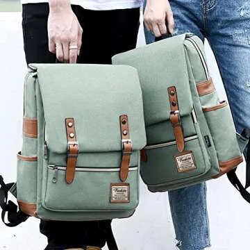 Stylish Slim Laptop Backpack for School and Travel