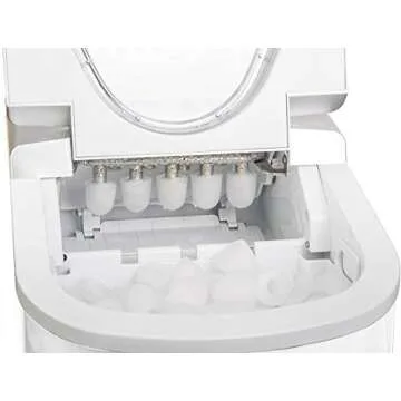 FRIGIDAIRE Portable Compact Ice Maker, Counter Top Ice Making Machine, 26lb per day, White