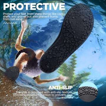 SIMARI Water Shoes for Women and Men - Aqua Socks for All