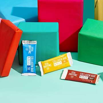Collagen Protein Bars with MCTs - Vital Proteins Collagen Bars - 16-17g of Protein, 6-8g of Fiber, 4g of Sugar or Less Per Bar (Peanut Butter Chocolate)