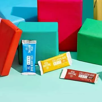 Collagen Protein Bars with MCTs - Vital Proteins Collagen Bars - 16-17g of Protein, 6-8g of Fiber, 4g of Sugar or Less Per Bar (Peanut Butter Chocolate)