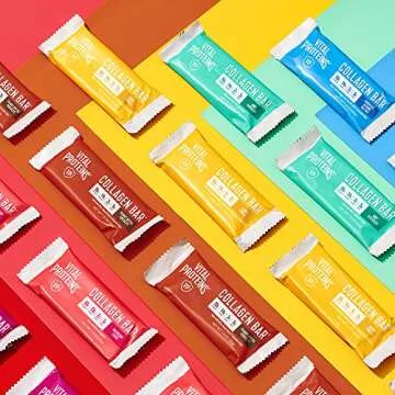 Collagen Protein Bars with MCTs - Vital Proteins Collagen Bars - 16-17g of Protein, 6-8g of Fiber, 4g of Sugar or Less Per Bar (Peanut Butter Chocolate)