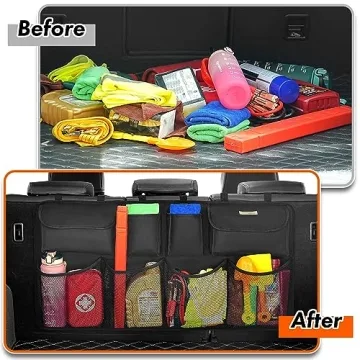 SURDOCA 3rd Gen Car Trunk Organizer Super Capacity Durable