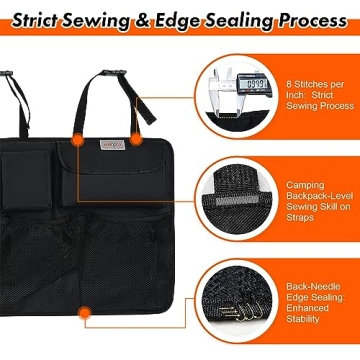 SURDOCA 3rd Gen Car Trunk Organizer Super Capacity Durable