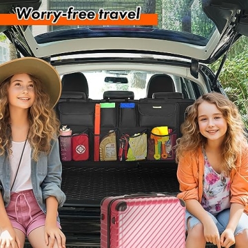 SURDOCA 3rd Gen Car Trunk Organizer Super Capacity Durable