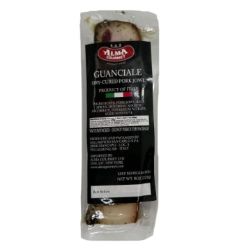Alma Gourmet Italian Guanciale - Dry-Cured Pork Jowl 8oz