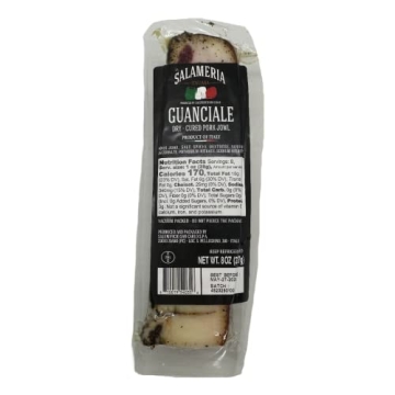 Alma Gourmet Italian Guanciale - Dry-Cured Pork Jowl 8oz