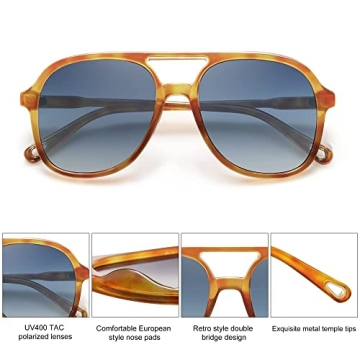 Stylish SOJOS Retro Polarized Aviator Sunglasses