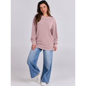 Caracilia Women's Oversized Sweatshirt - Fall Fashion