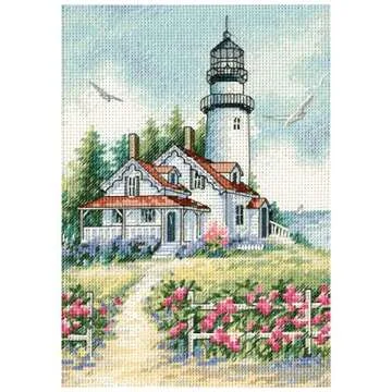Dimensions Scenic Lighthouse Cross Stitch Kit for All Levels
