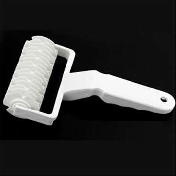 Cutter Dough Roller Knife Lattice Cutter Pasta Tool Plastic Baking Tool Cookie Pie Pizza Pastry Lattice Roller Cutter Craft Kangsanli